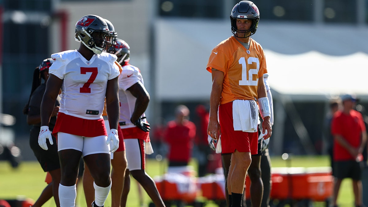 Tom Brady and Leonard Fournette