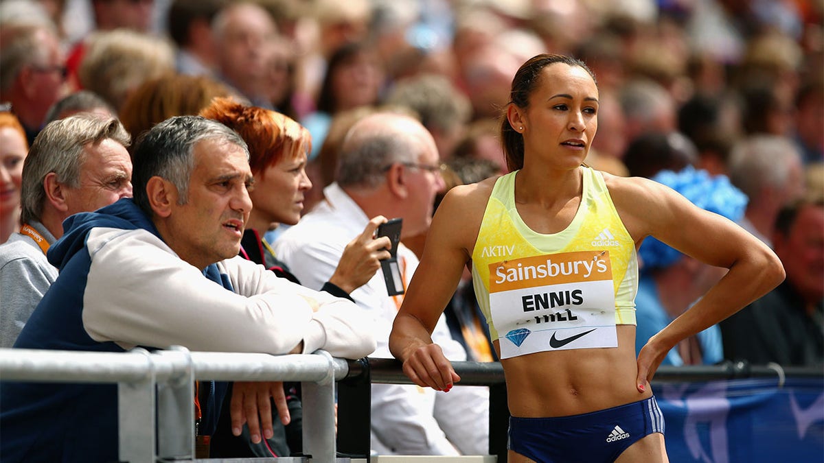 Jessica Ennis-Hill talks with Tony Minichiello