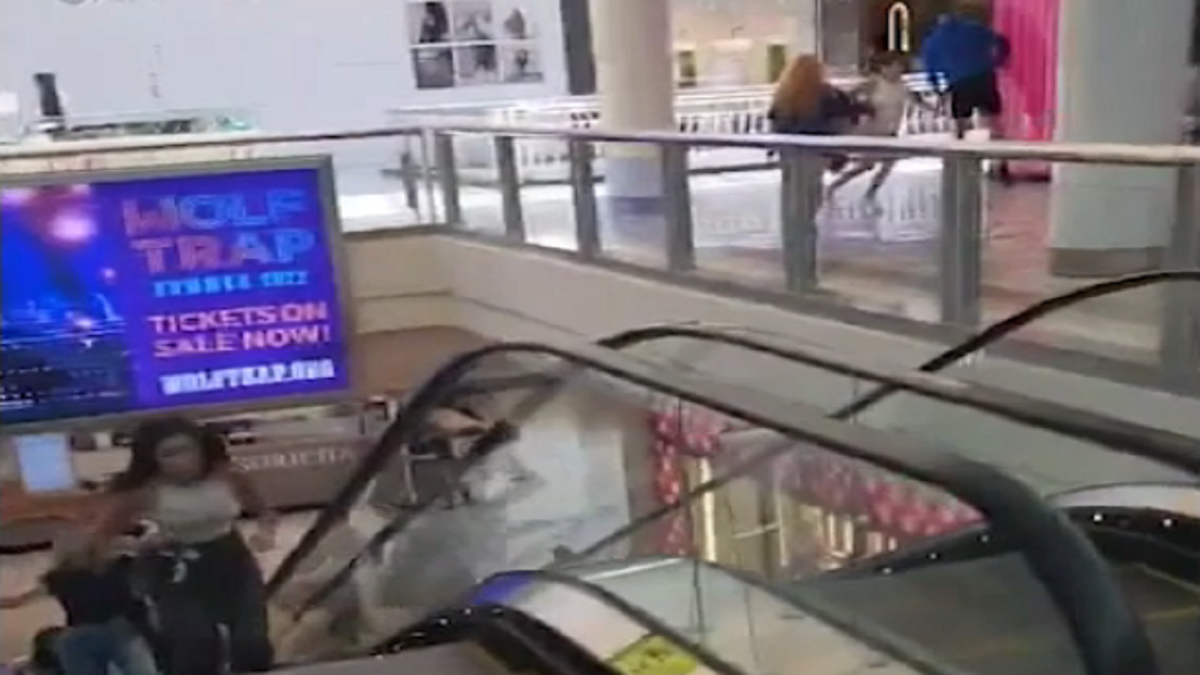 Video shows Virginia mall chaos as light shattering mistaken for shots  fired