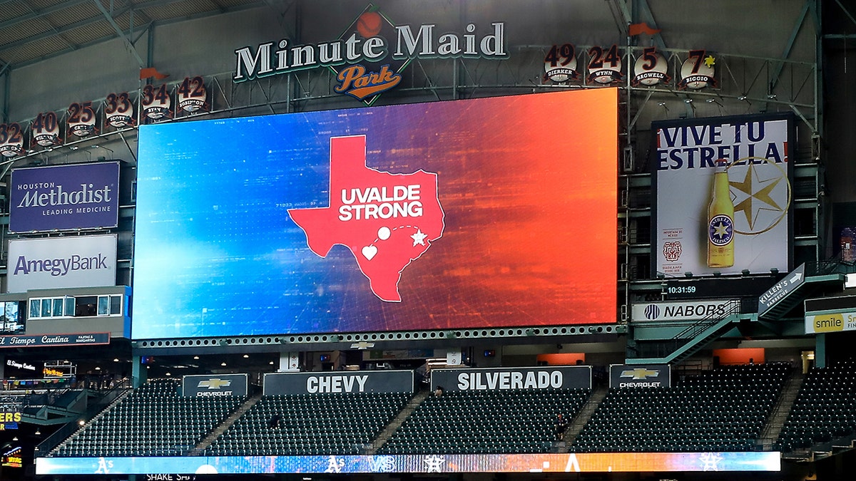 Uvalde community at Minute Maid Park