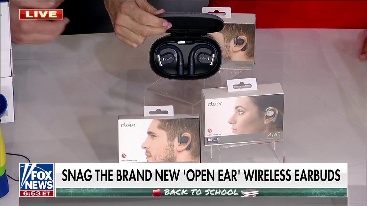 ARC open ear wireless headphones by Cleer Audio