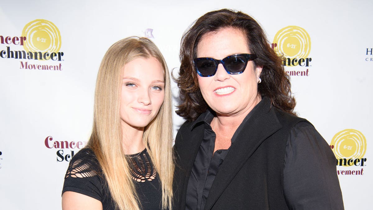 Vivienne poses with her mom Rosie O'Donnell
