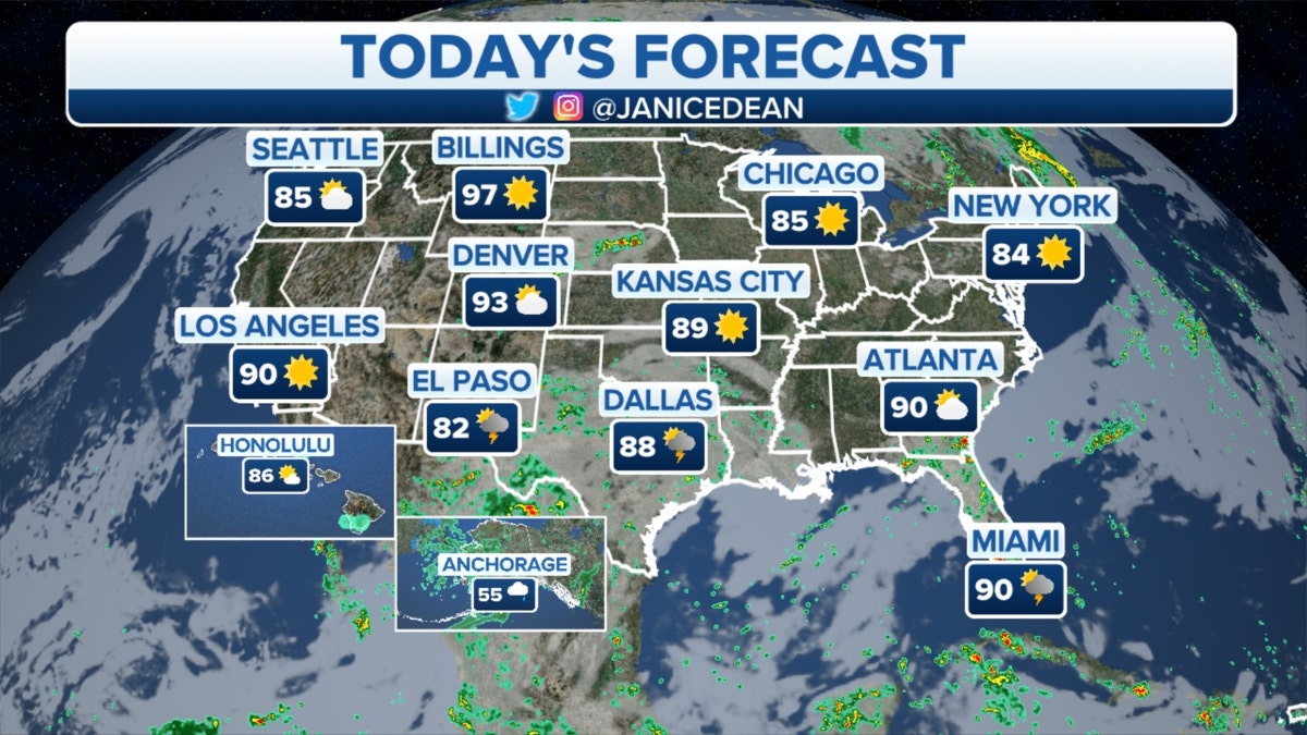 Wednesday weather forecast