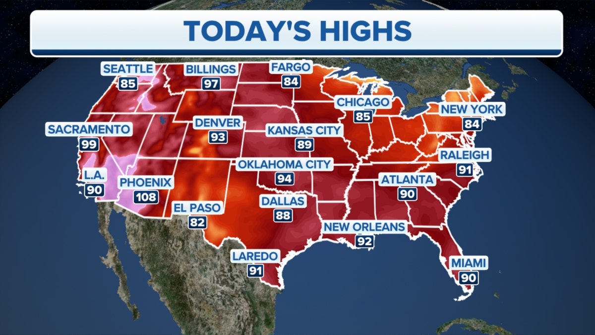 High temperatures