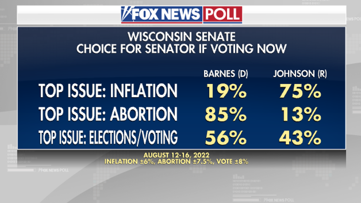 Fox News Poll - WI Voters Issues if Election Held Today