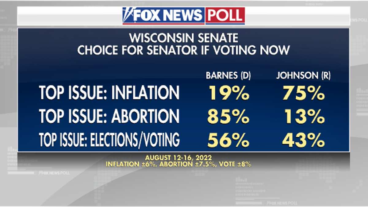 Fox News Poll - WI Voters Issues if Election Held Today