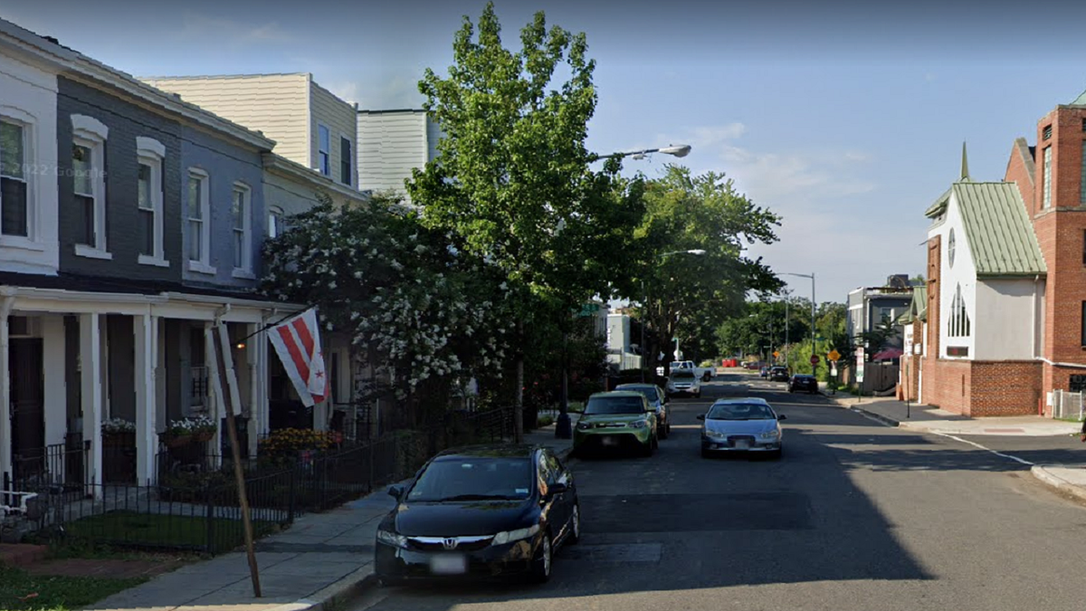 Surveillance photo of area where Washington DC child shot