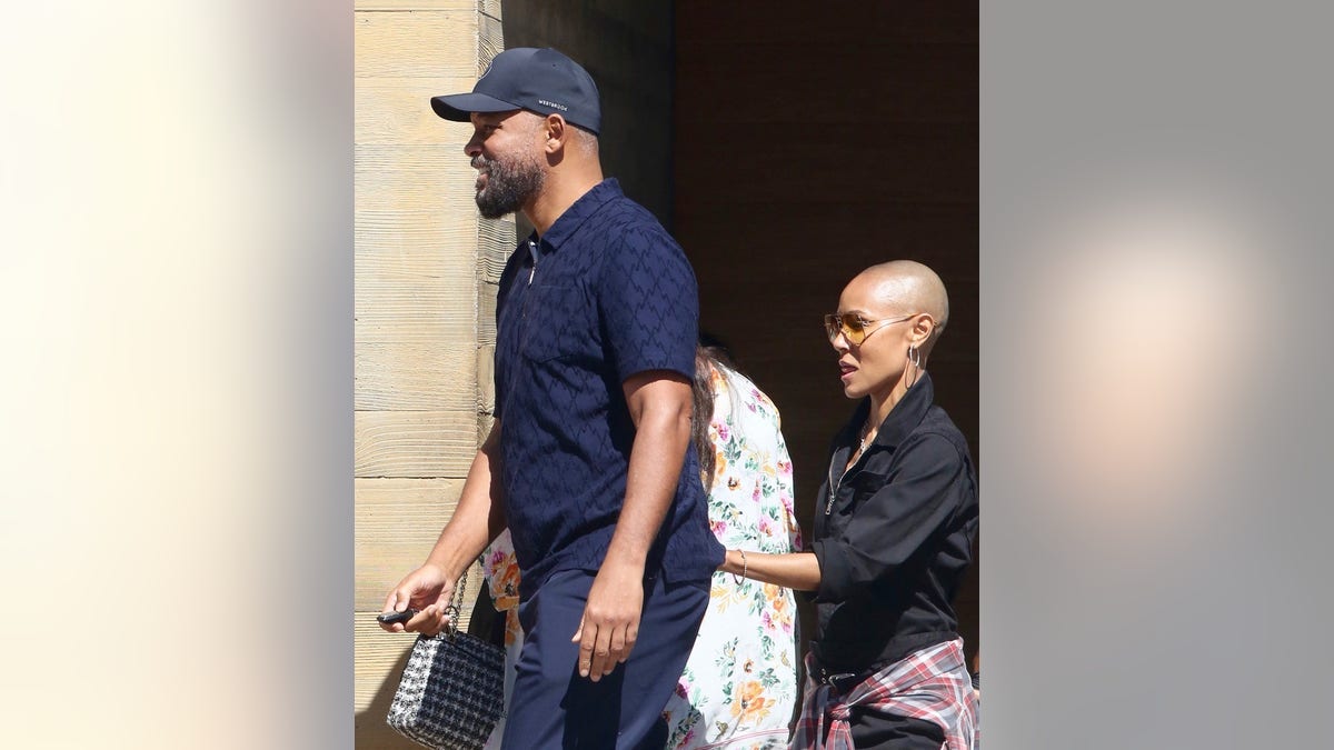 Will Smith and Jada Pinkett Smith lunch