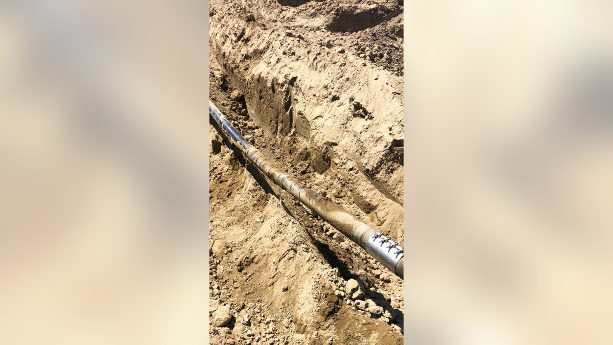 Repairs on Wyoming pipeline