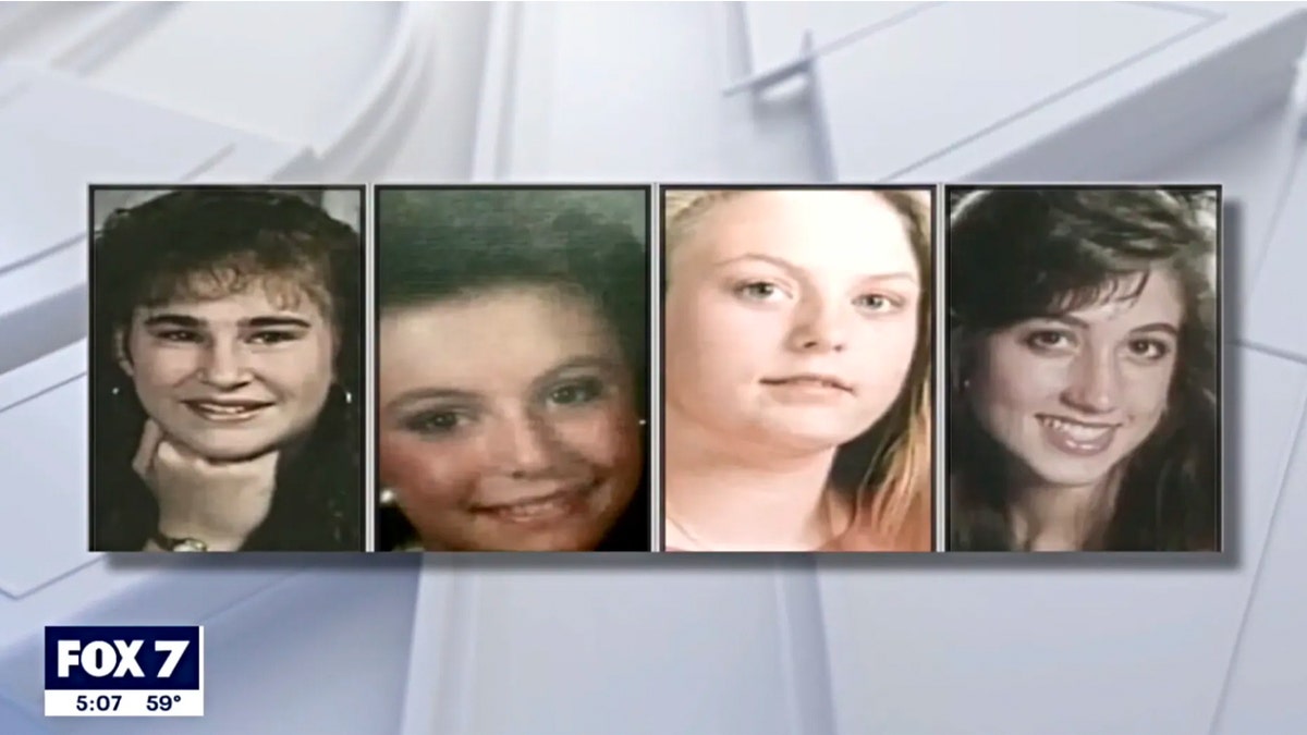 Photos of the four "Yogurt Shop Murders" victims