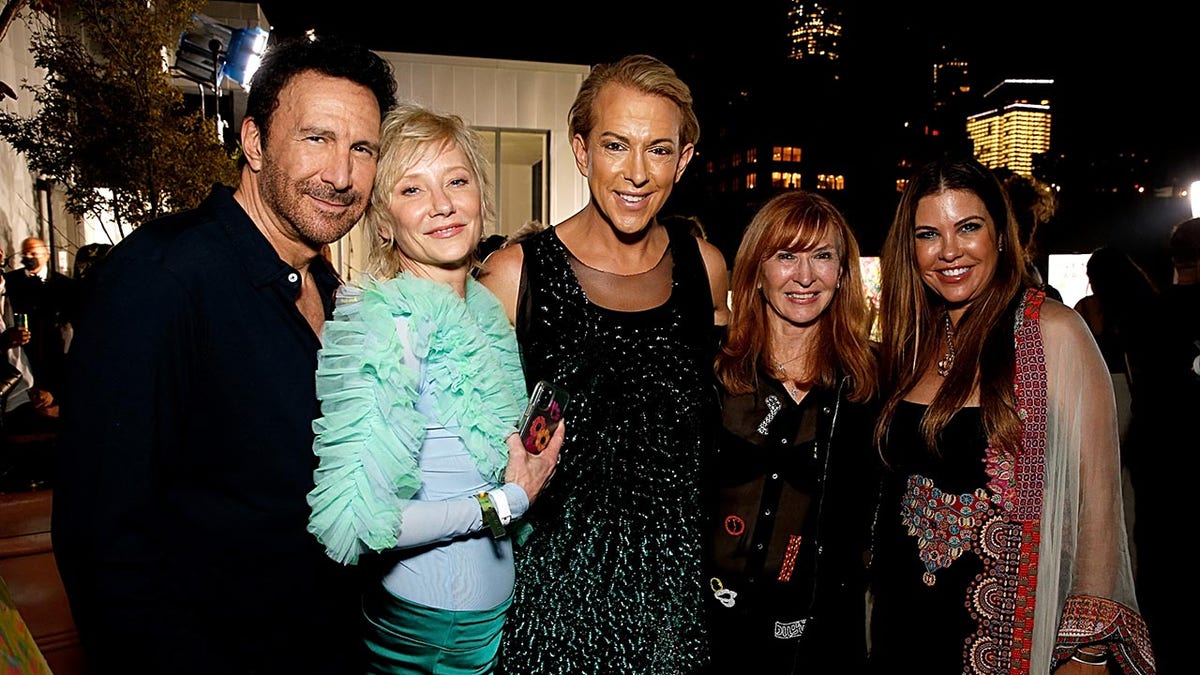Anne Heche with Heather Duffy and others