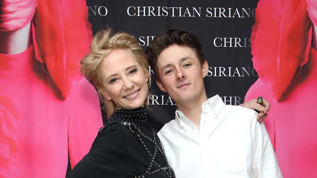 Anne Heche with her son Homer