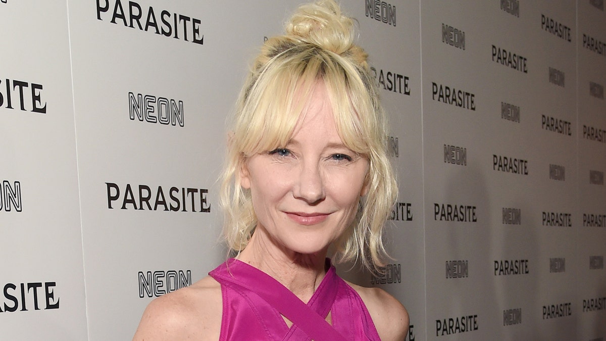 Anne Heche pictured on a red carpet