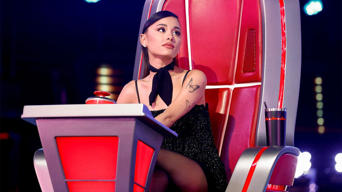 Ariana Grande on "The Voice"