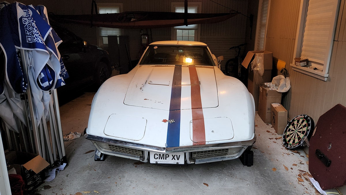 Al Worden's Corvette front