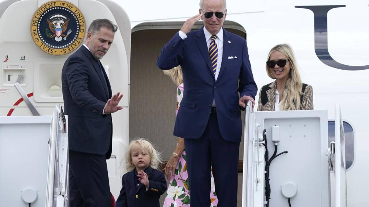 President Biden returns salute