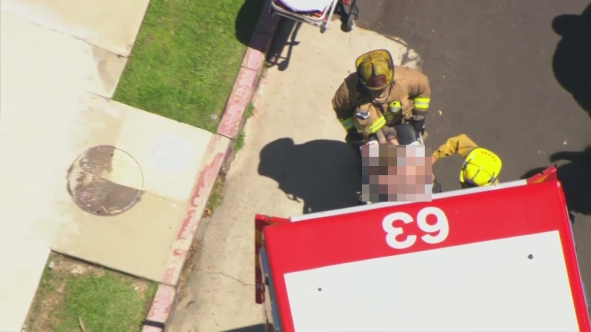 Anne Heche crash aerial view