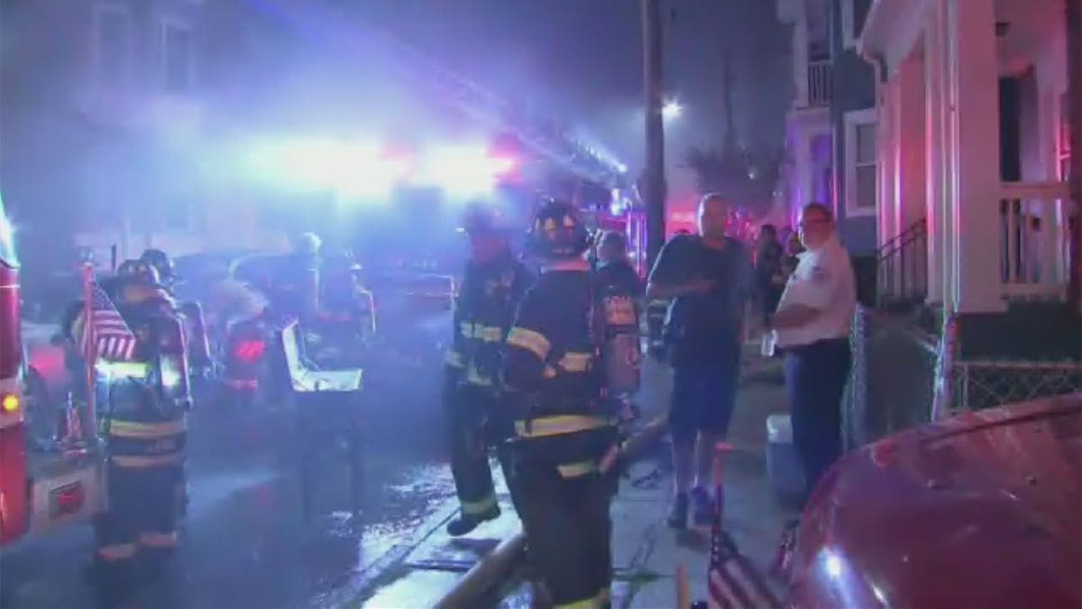 Massachusetts five-alarm fire