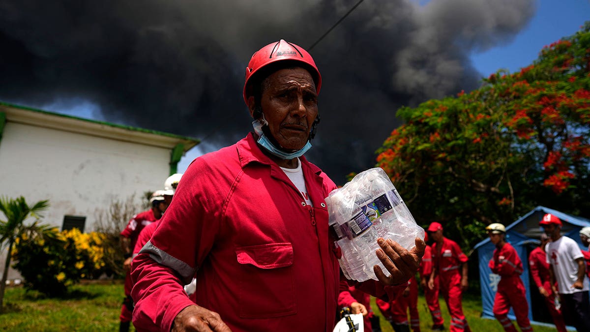 Cuban Red Cross assisting at vast fire