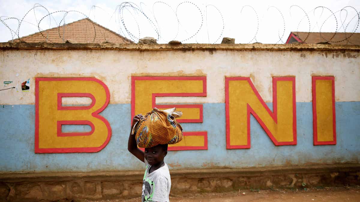 Young boy in Beni, Congo