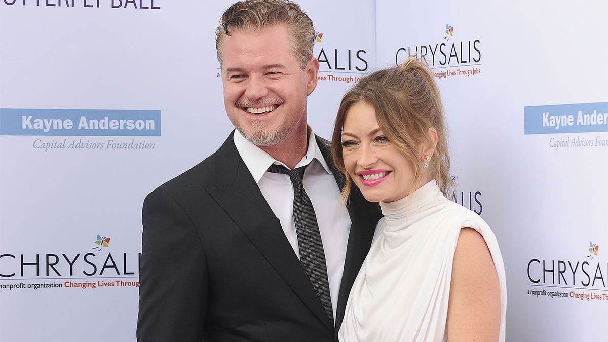 Eric Dane and Rebecca Gayheart on the red carpet.