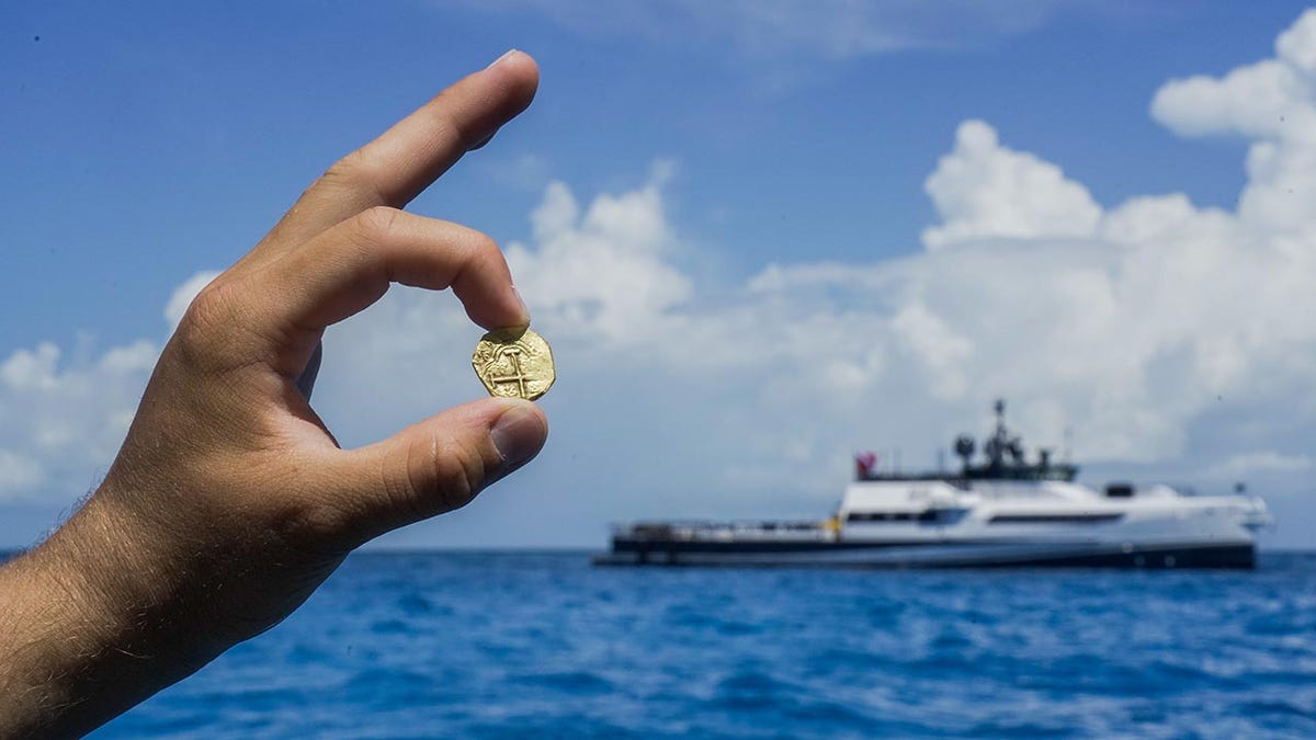 Treasure trove of gold and jewels recovered from a 366-year-old shipwreck  in the Bahamas