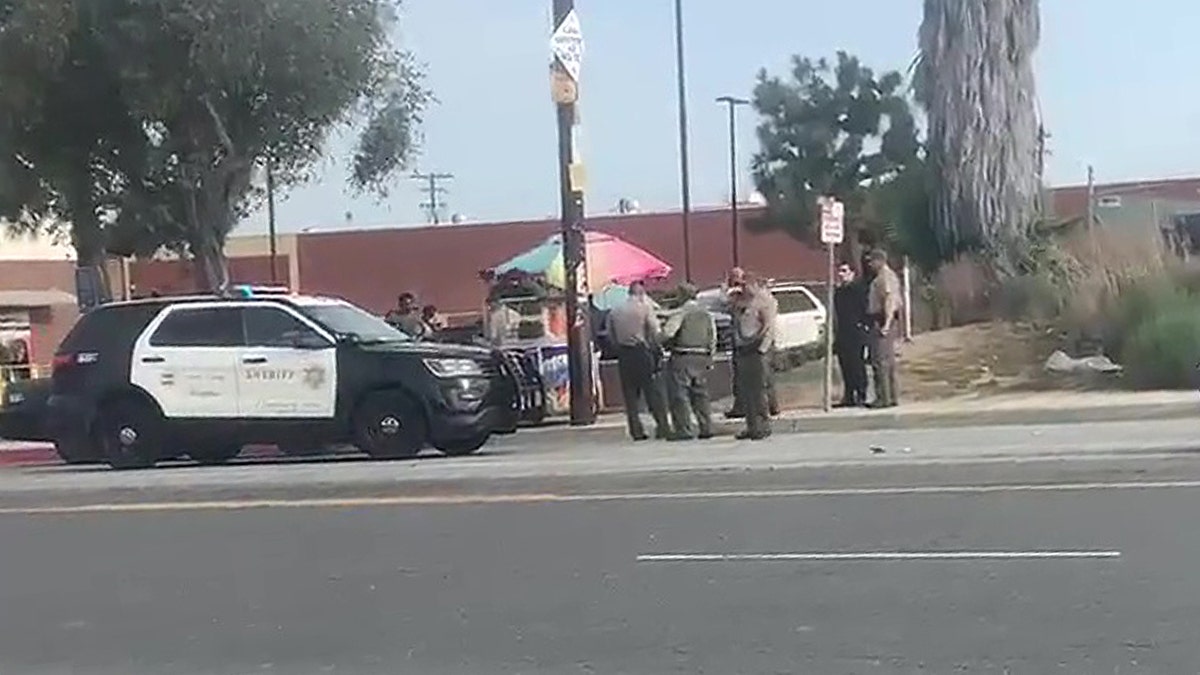 Fruit stand in California