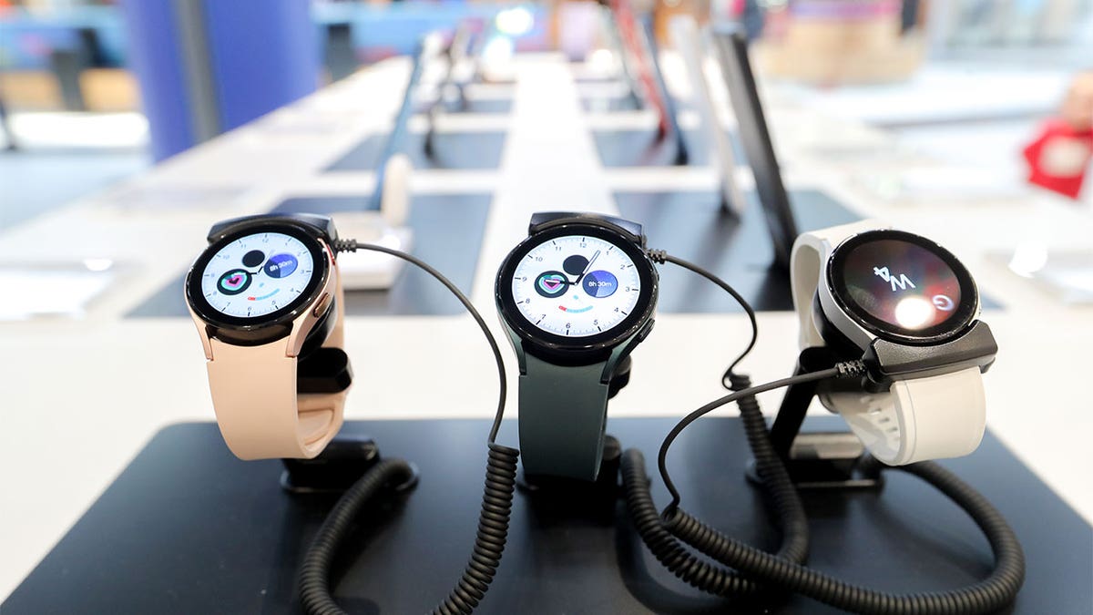 Galaxy watches at store 