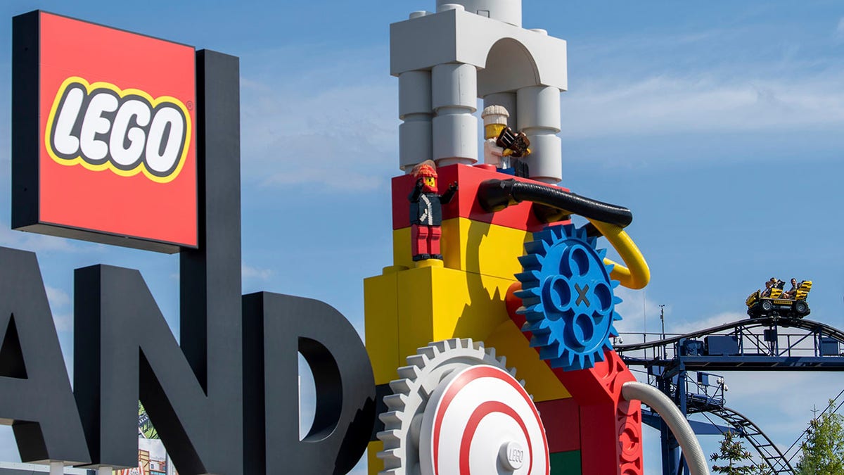 Legoland amusement park sign