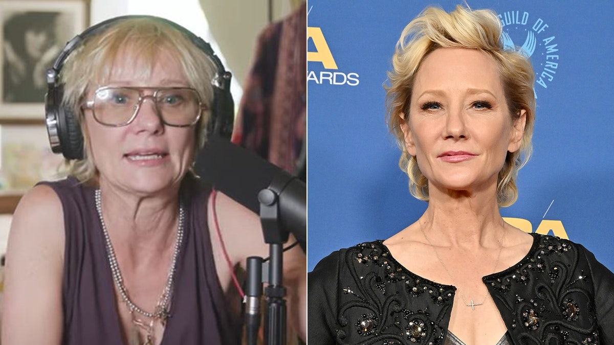 Anne Heche drank wine during podcast