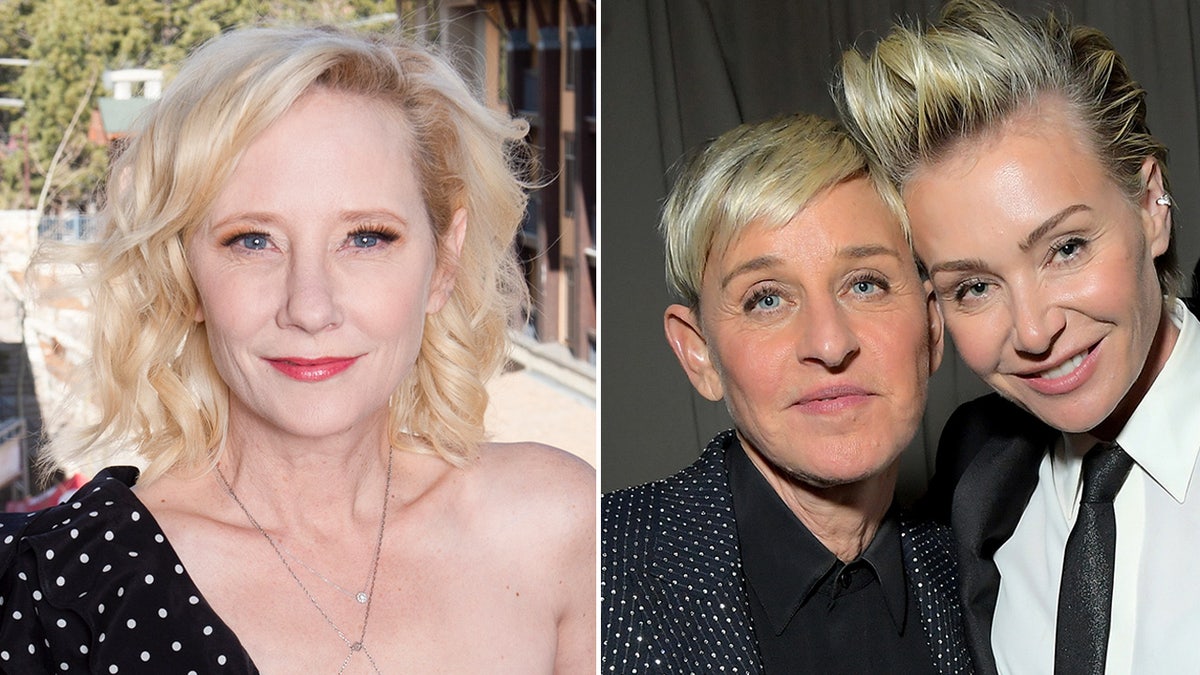 Anne Heche previously dated Ellen DeGeneres who is now married to Portia de Rossi
