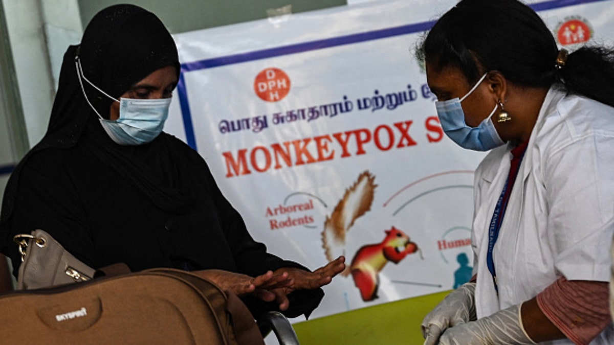 Monkeypox screening in Indian airport