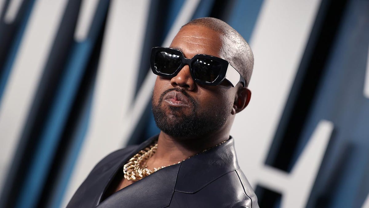 Kanye West wearing sunglasses