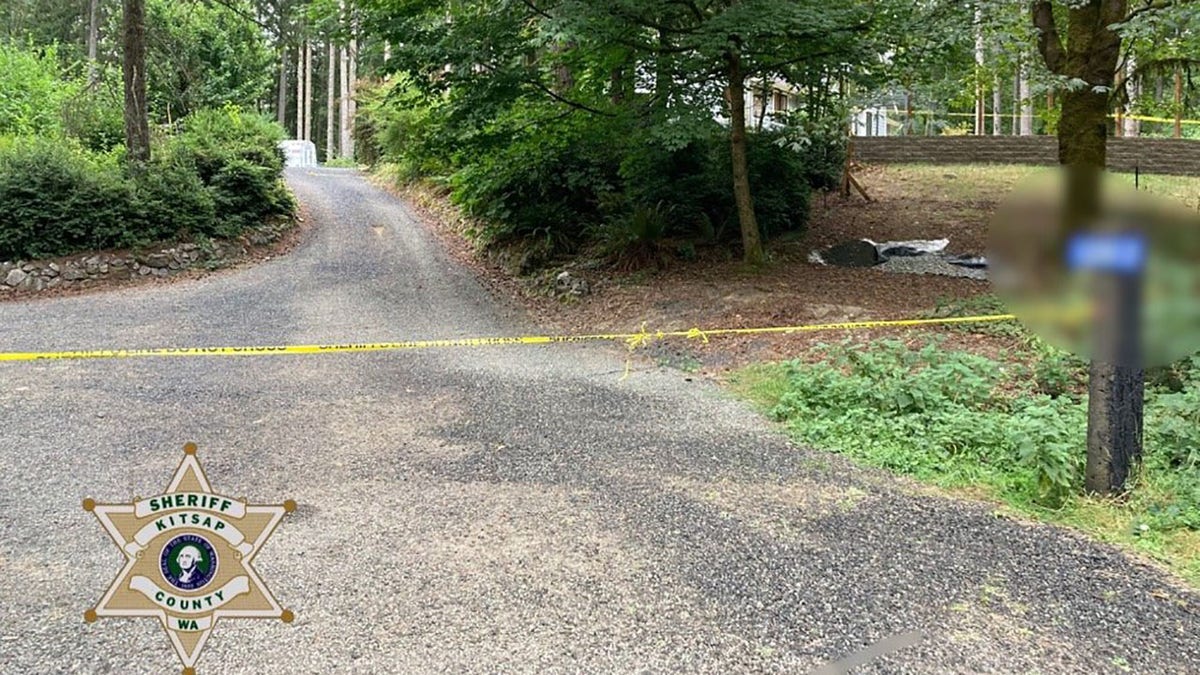 crime scene in Olalla, Washington