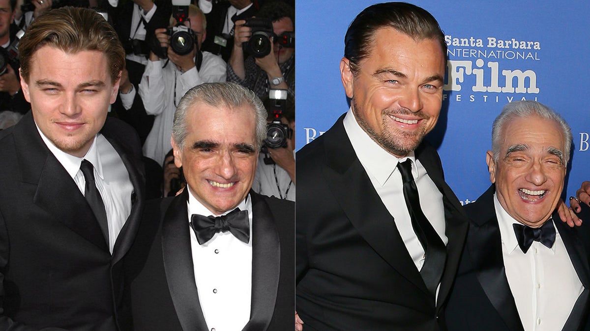 Leonardo DiCaprio and Martin Scorsese through the years