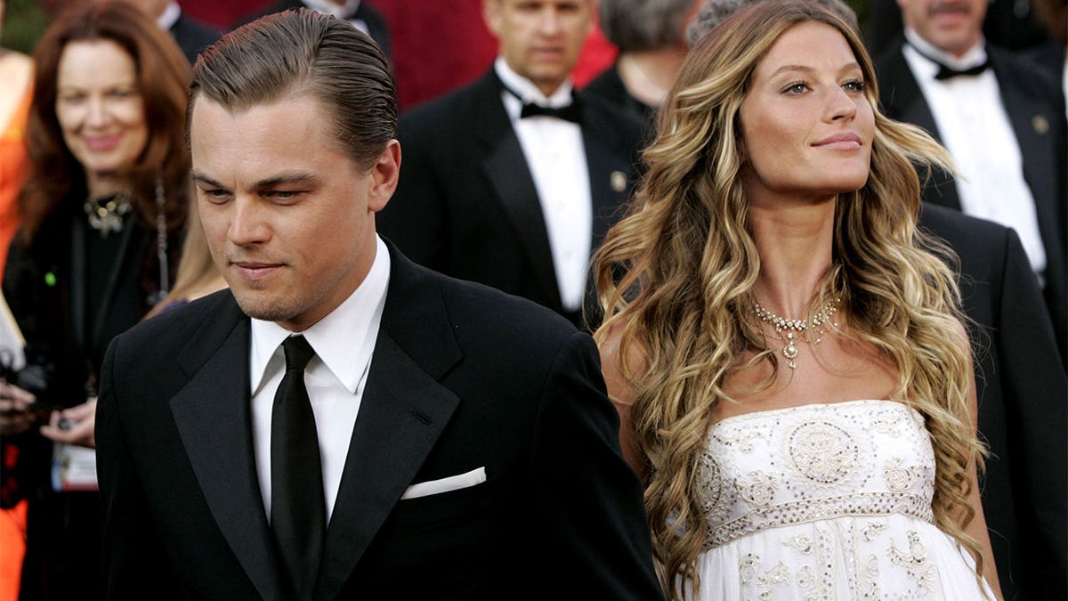 Gisele and Leonardo DiCaprio at awards show