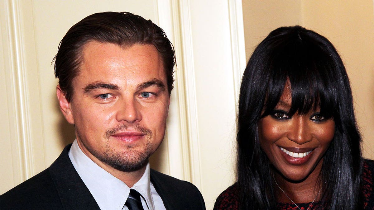 Leonardo DiCaprio and Naomi Campbell