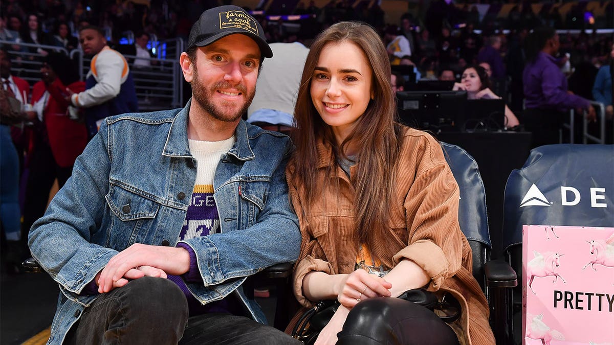 Lily Collins and husband Charlie McDowell