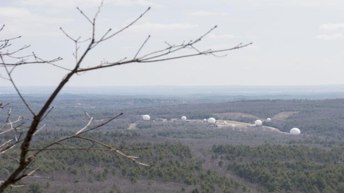 Mountain overlook of New Boston Air Force Station New Hampshire