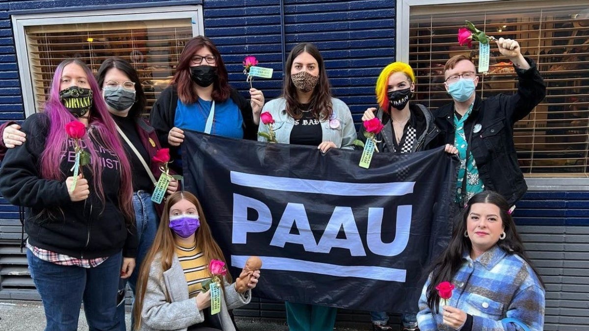 Progressive Anti-Abortion Uprising (PAAU) members.