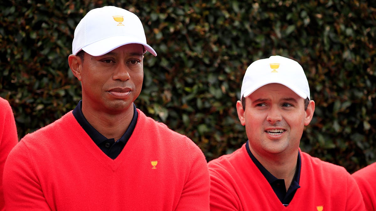 Tiger Woods and Patrick Reed at Presidents Cup