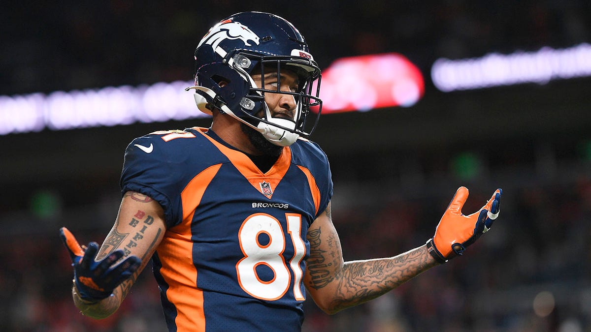 Tim Patrick with Broncos