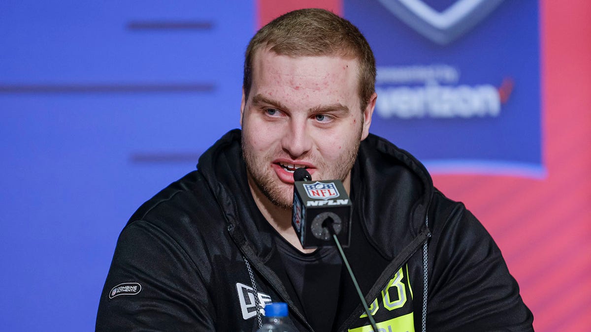 Trevor Penning at combine