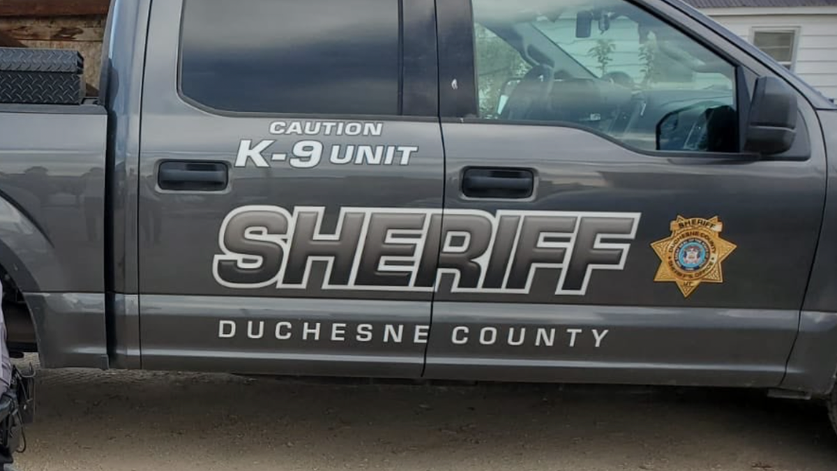 Photo showing k-9 unit vehicle for the Duchesne County Sheriff's Office in Utah