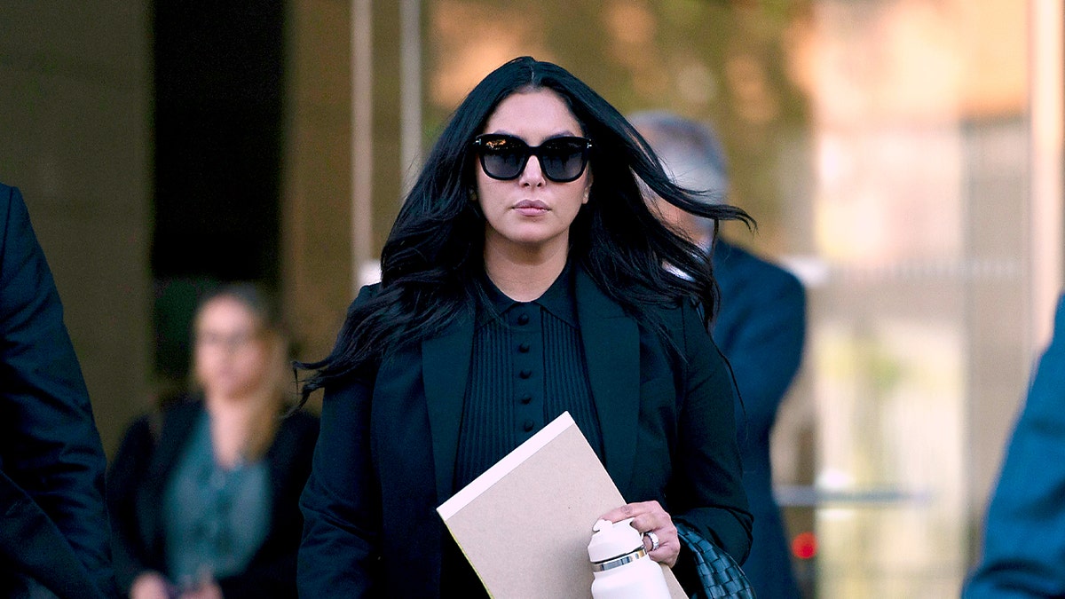 Vanessa Bryant leaving U.S. District Court in Los Angeles