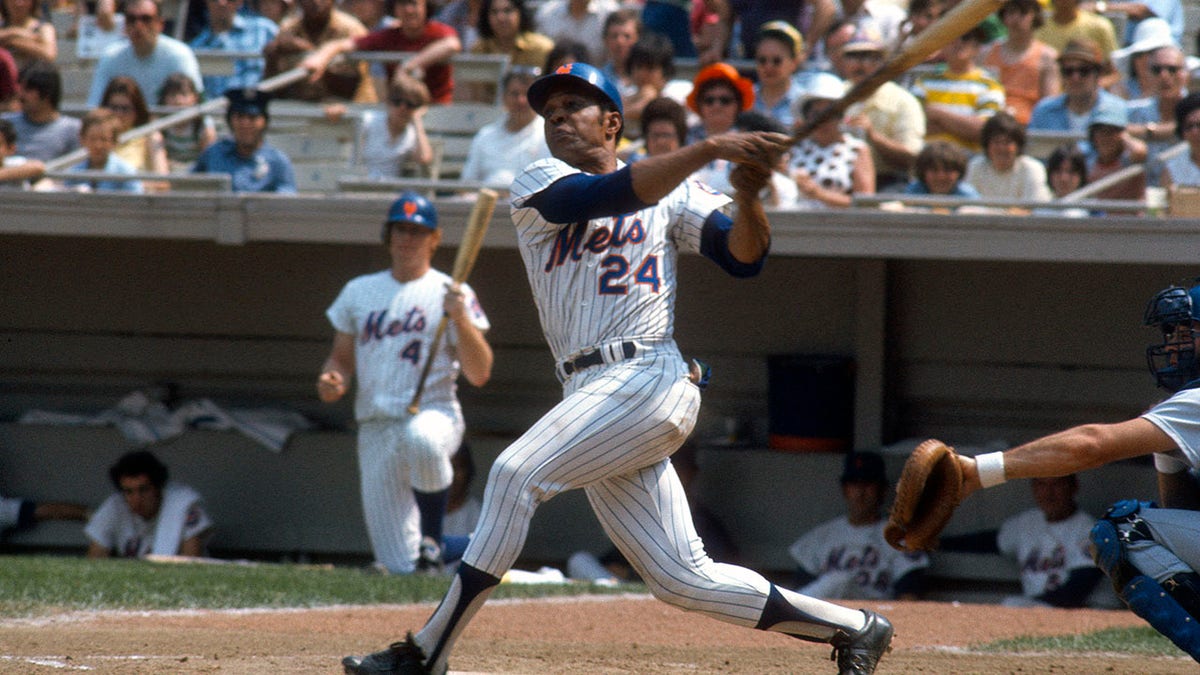 Willie Mays with Mets