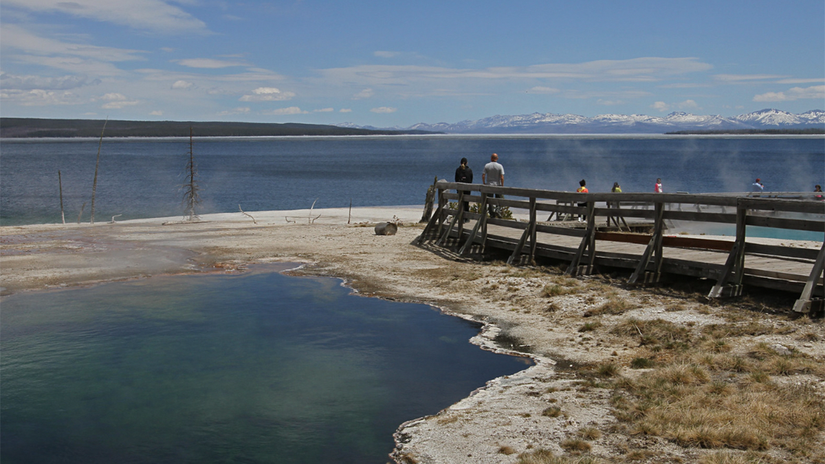 Abyss Pool in Yellowstone