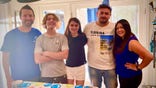 Ilias has a surprise birthday party with Yana and the Salch family