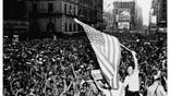 V-J Day celebration in NYC in 1