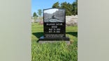 Grave of Brandon Reed who passed away from a fentanyl overdose last year